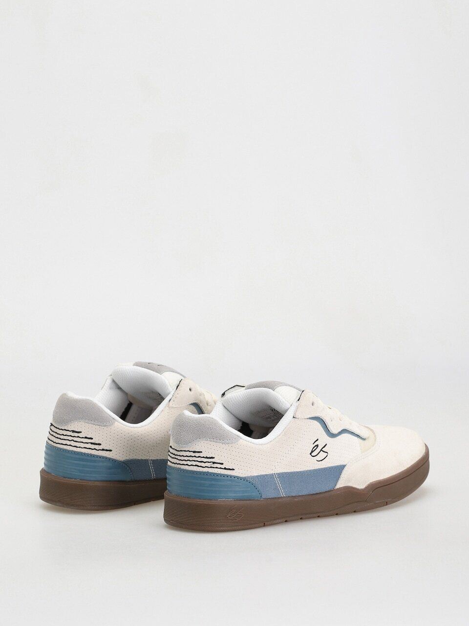 Es Shoes Melange Beige Grey White Us Size Skateboard Sneakers