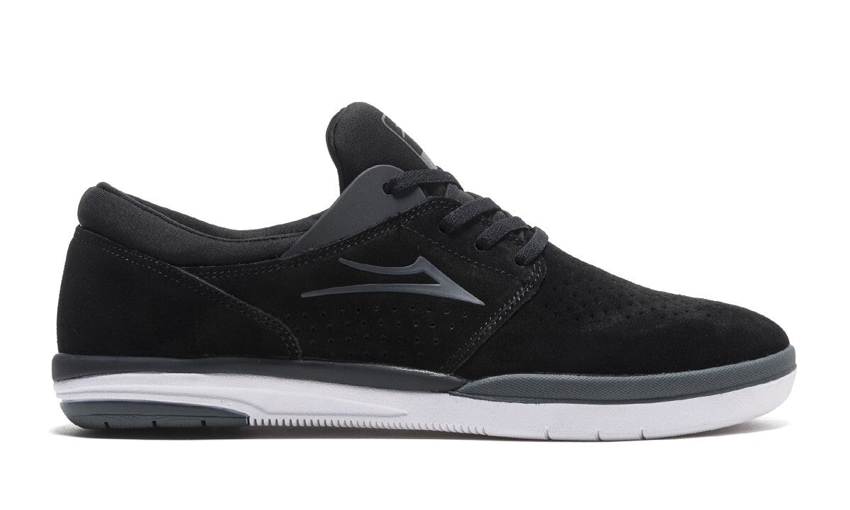 Lakai Shoes Fremont Black Charcoal Suede US SIZE Skateboard Sneakers