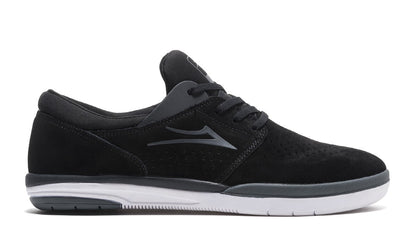 Lakai Shoes Fremont Black Charcoal Suede US SIZE Skateboard Sneakers