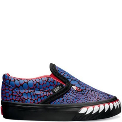 Vans Shoes Toddler Classic Slip-On T Rex Slip Blue Kids Skateboard Sneakers