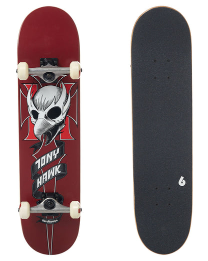 Birdhouse Skateboard Complete Tony Hawk Pro Crest Red 7.5"