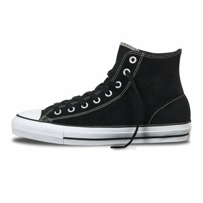 Cons Shoes Ctas Pro Hi Suede Black Black White Converse Skateboard Sneakers