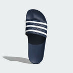 Adidas Originals Shoes Adilette Slides Blue White Adiblue Slip On Sandals Unisex