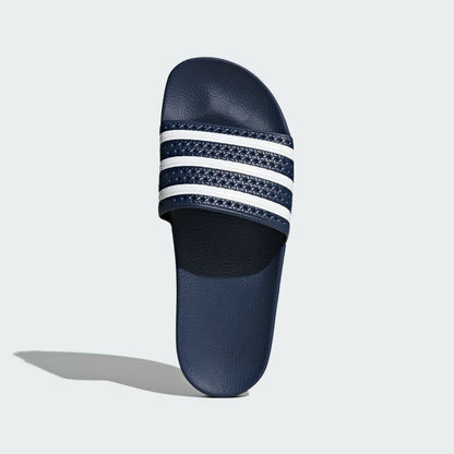 Adidas Originals Shoes Adilette Slides BLUE White AdiBlue Slip On Sandals Unisex