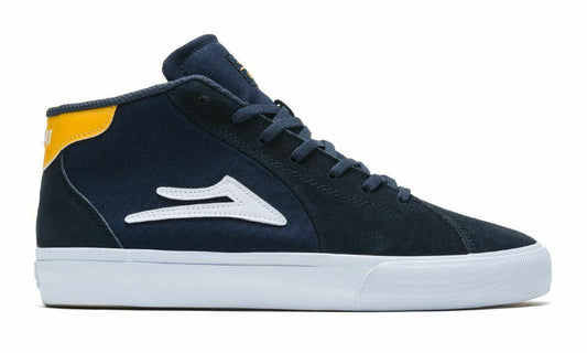 Lakai Shoes Flaco Ii Mid Navy Suede Usa Size Skateboard Sneakers