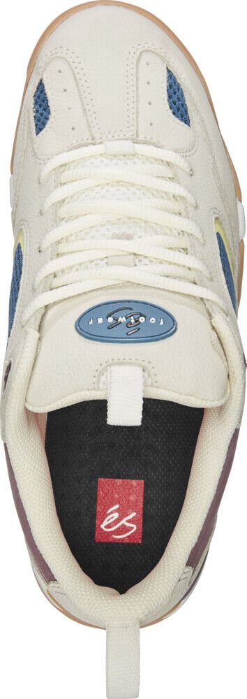 Es Shoes Quattro Plus White Blue Gum Us Size Skateboard Sneakers