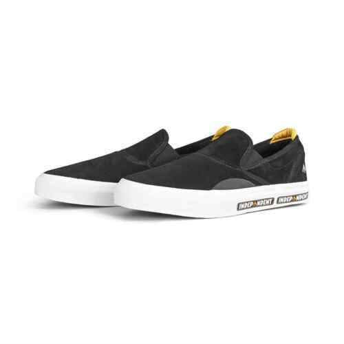 Emerica Shoes X Independent Wino G6 Slip On Black Us Size Skateboard Sneakers