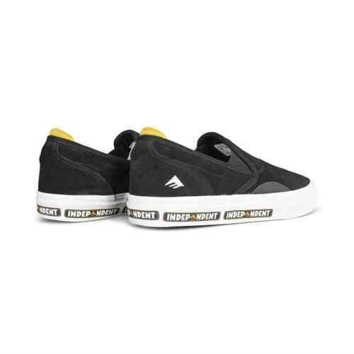 Emerica Shoes X Independent Wino G6 Slip On Black Us Size Skateboard Sneakers