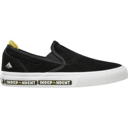 Emerica Shoes X Independent Wino G6 Slip On Black Us Size Skateboard Sneakers