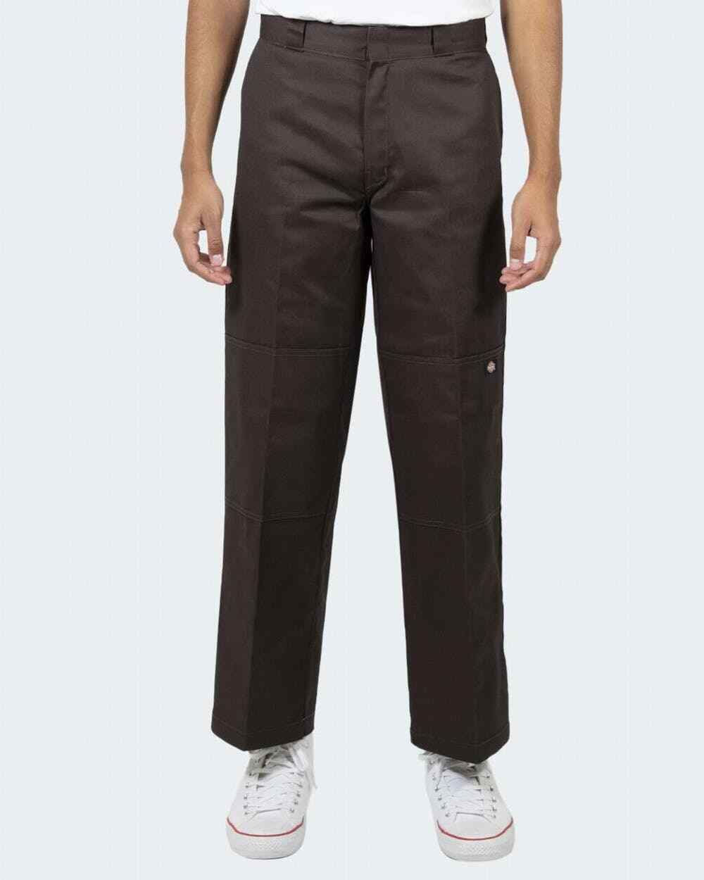Dickies Pants Double Knee Loose Fit Dark Brown 85 283 Skateboard Work Pant
