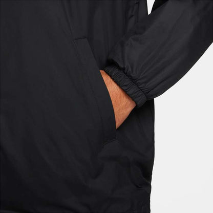 Nike SB Coach Jacket Club Coaches Black White Button Up