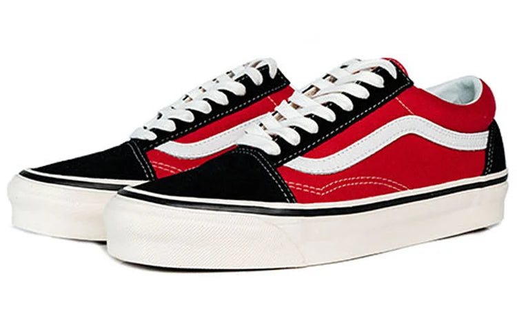 Vans Old Skool 36 DX Anaheim Factory Shoes OG Black Red