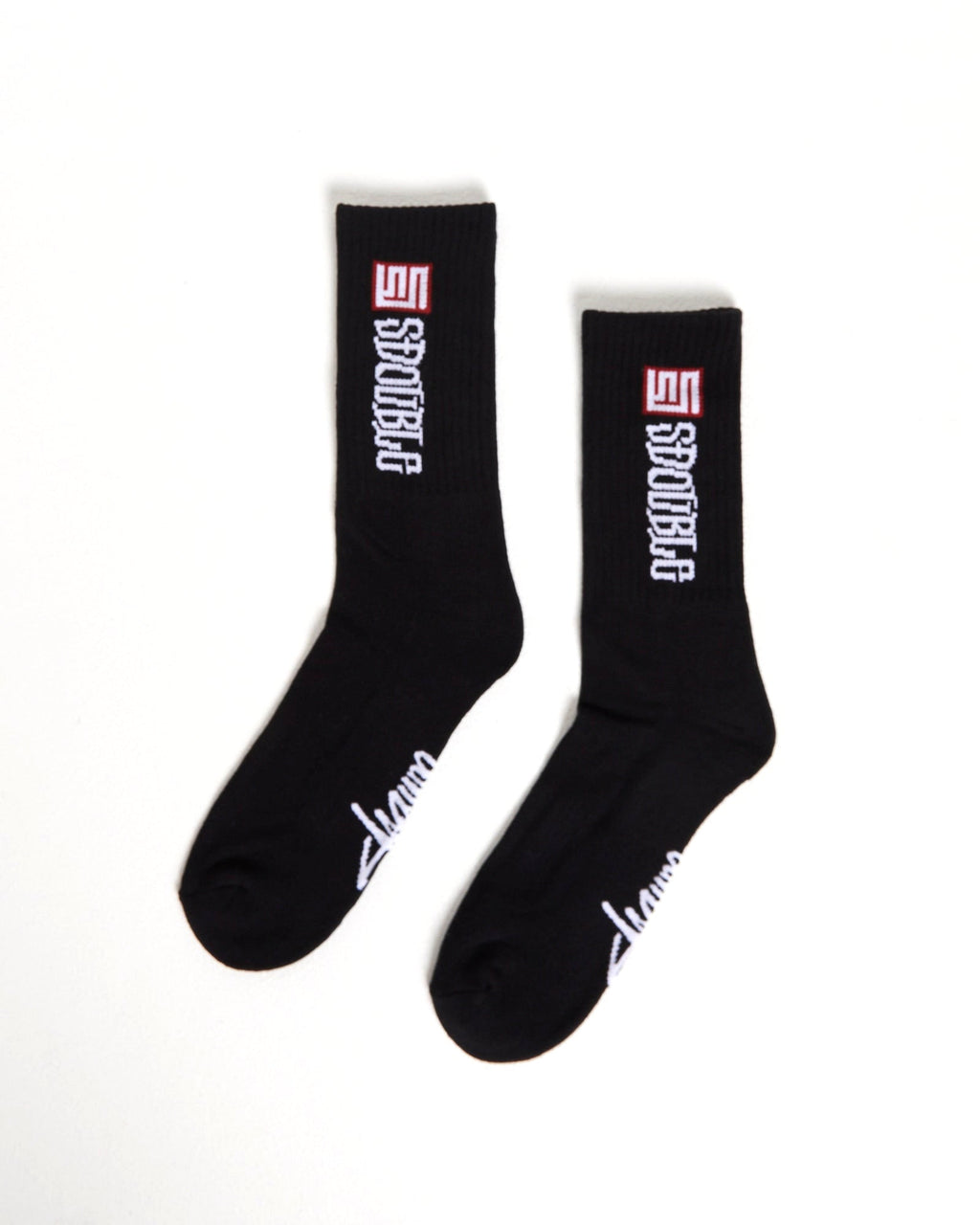 S Double Socks S Cube Mid Block 3 Pack Assorted Osfa