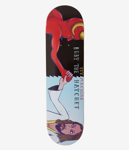 Toy Machine Skateboard Deck Bury The Hatchet 8"