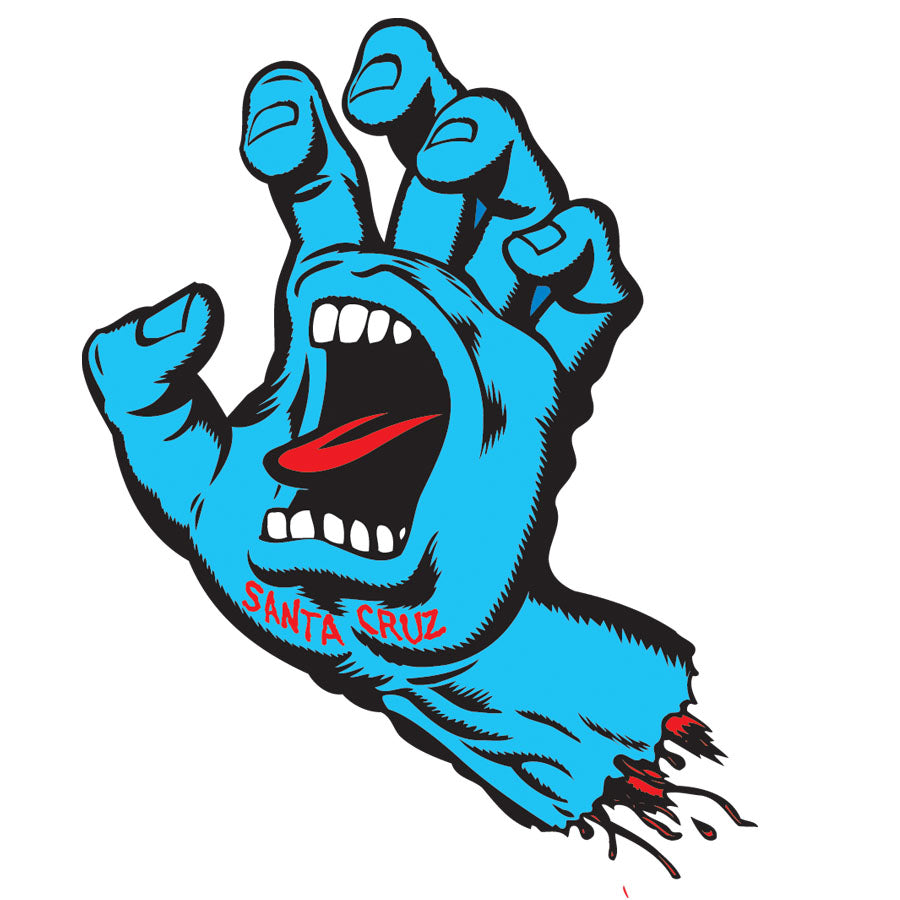 Santa Cruz Skateboards Sticker Screaming Hand 6" Skate decal