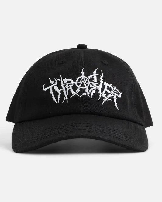 Thrasher Cap Thorns Old Timer Black Strap Back Skateboard Magazine Hat