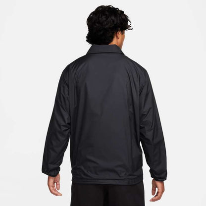 Nike SB Coach Jacket Club Coaches Black White Button Up