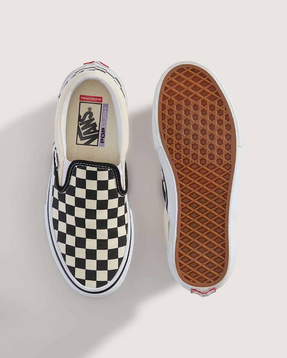 Vans Shoes Classic Slip-On PRO Checker Board Black White CSO Sneakers