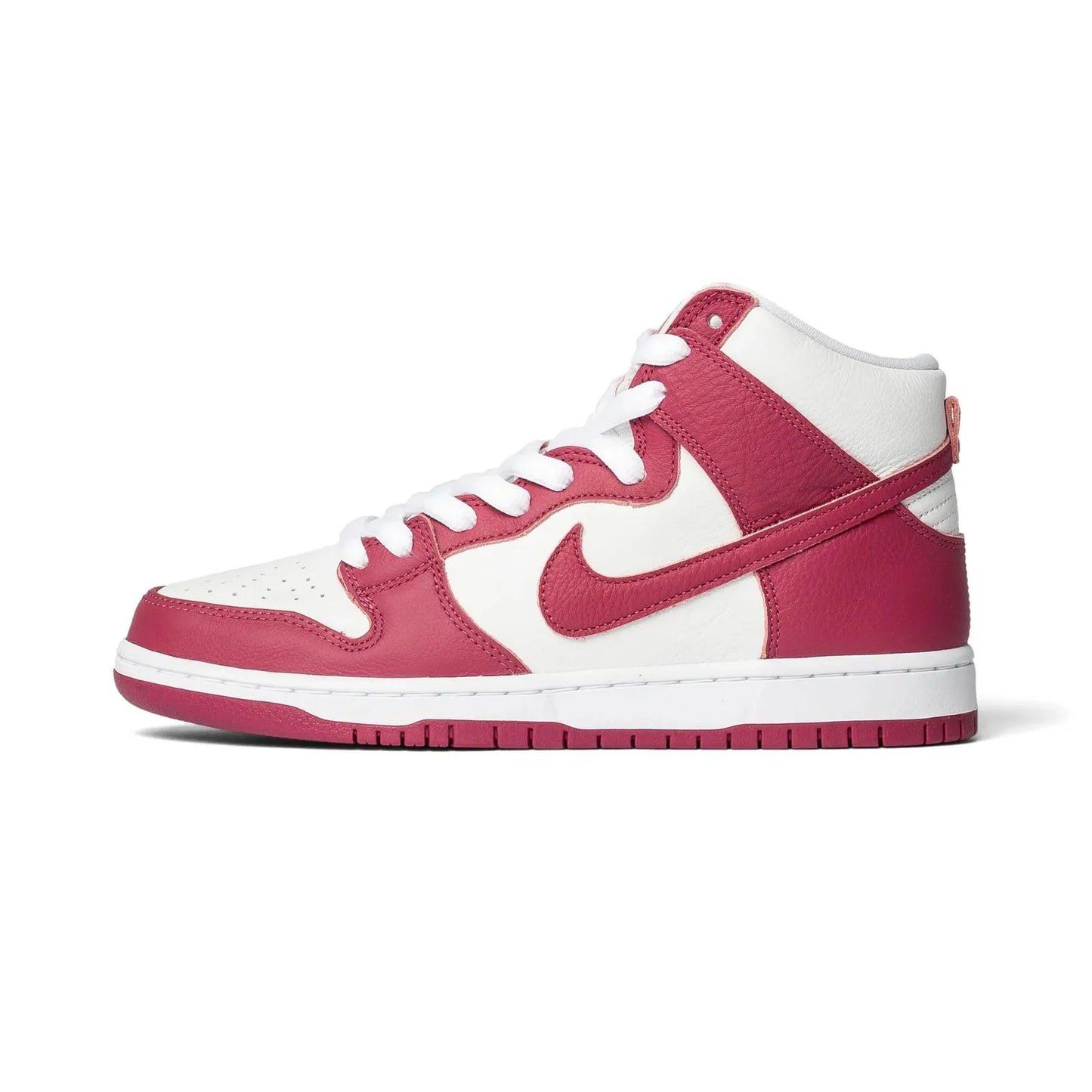 Nike SB Dunk High Pro ISO Skate Shoe - Sweet Beet / White