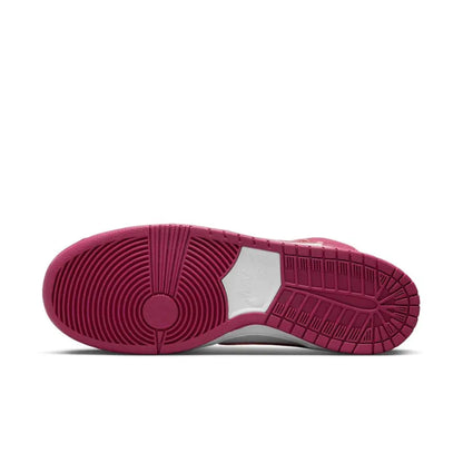 Nike SB Dunk High Pro ISO Skate Shoe - Sweet Beet / White