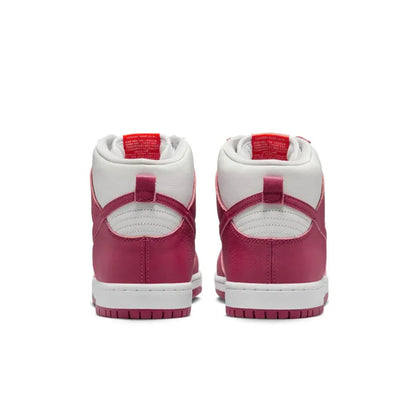 Nike SB Dunk High Pro ISO Skate Shoe - Sweet Beet / White