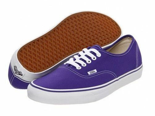 Vans Shoes Authentic Usa Size Purple Iris True White Skate Board Surf