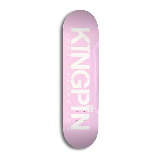 Kingpin Skate Supply Deck OG Logo Pastel Pink