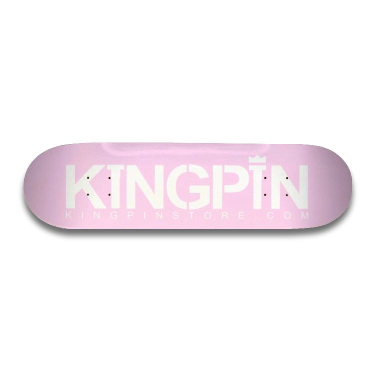 Kingpin Skate Supply Deck OG Logo Pastel Pink