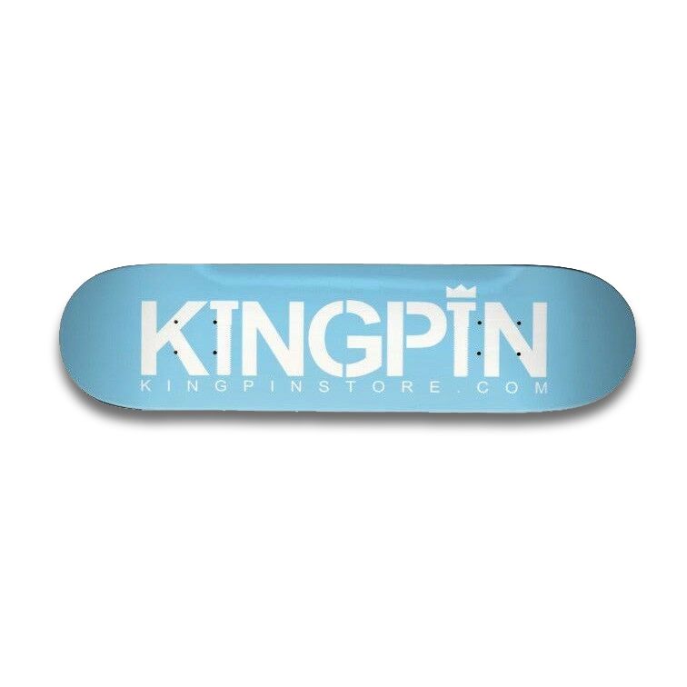 Kingpin Skate Supply Deck OG Logo Pastel Blue