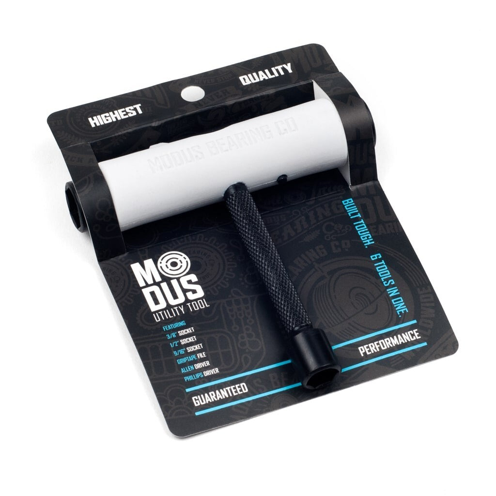 MODUS Bearings Skate Tool White Complete Skateboard T-Tool