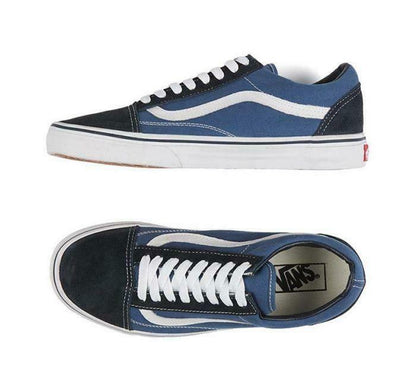 Vans Shoes Old Skool Navy White Skateboard Sneakers