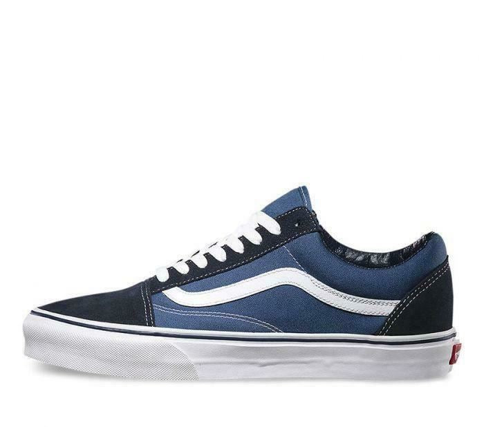 Vans Shoes Old Skool Navy White Skateboard Sneakers