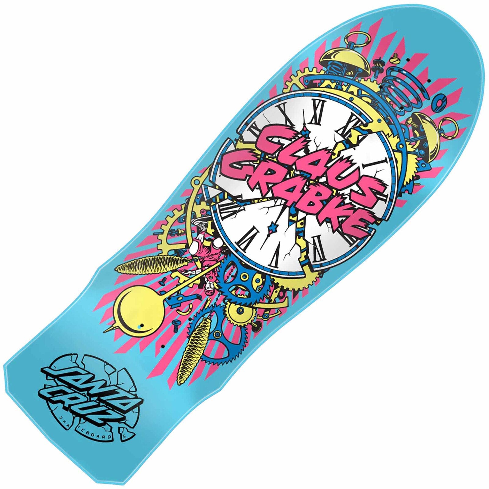 Santa Cruz Skateboards Deck Grabke Exploding Clock 10 Reissue