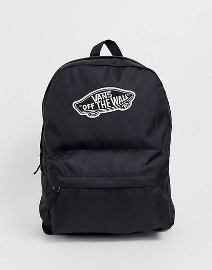 Vans Backpack Realm Black Off The Wall Travel School Bag
