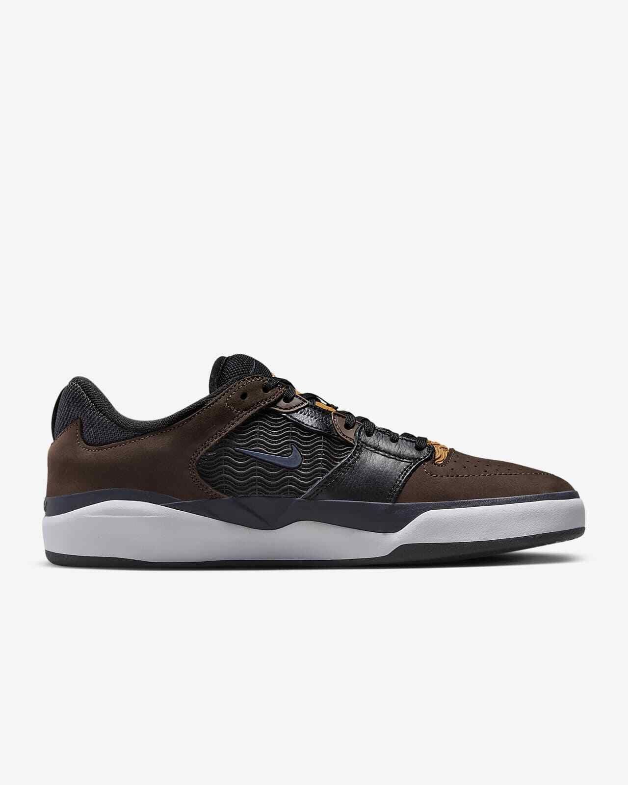 Nike Sb Shoes Ishod Premium Baroque Brown Black Obsi Us Size Skateboard Sneakers