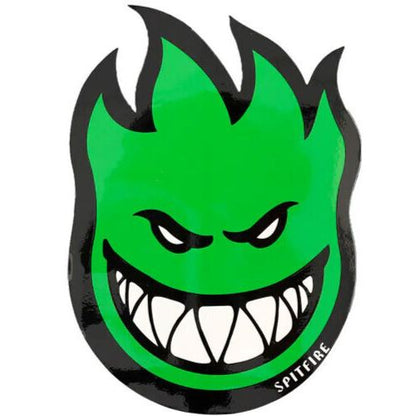 Spitfire Wheels Sticker Fireball Green XL 26" x 18" Skate decal