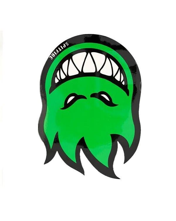 Spitfire Wheels Sticker Fireball Green 11 X 8 Big Skate Decal