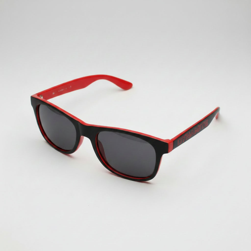 Dynamite Forever Sunglasses Stealth Black Red Shades Skateboard Eyewear