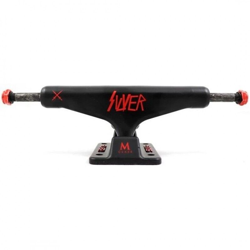 Silver Trucks M-Class Slayer 8.25 Matte Black Red Hollows 8.25" Axles