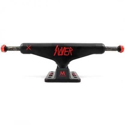 Silver Trucks M-Class Slayer 8.25 Matte Black Red Hollows 8.25" Axles