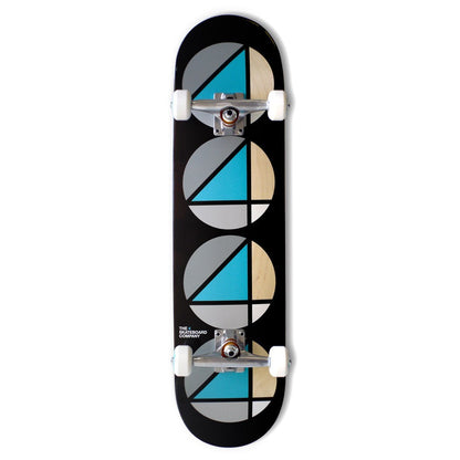 The 4 Skate Co Complete Repeat Skateboard TEAL BLACK