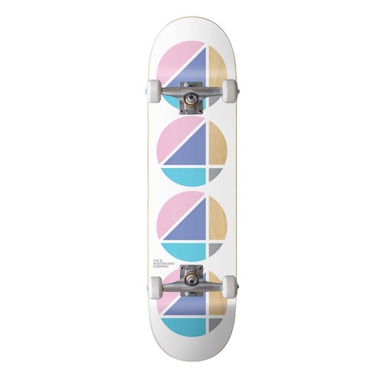 The 4 Skate Co Complete Repeat Complete Skateboard Lavender White
