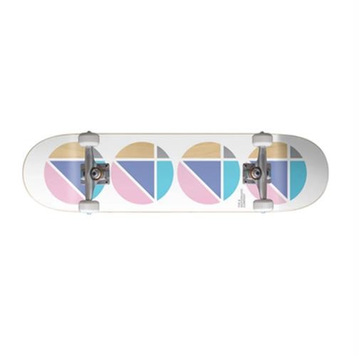 The 4 Skate Co Complete Repeat Complete Skateboard Lavender White