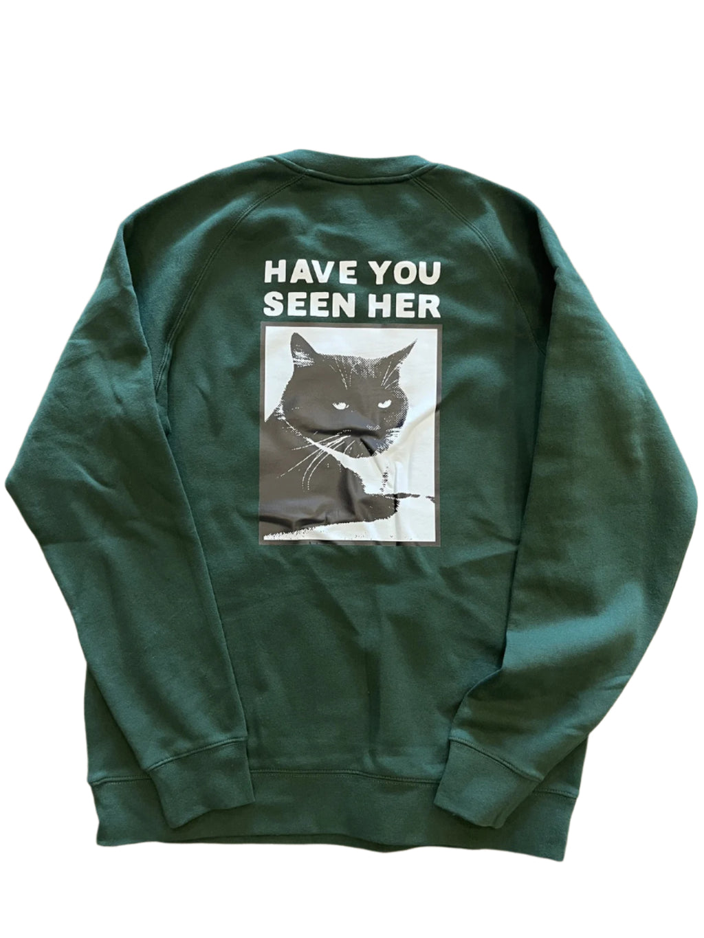 Kingpin Skate Supply Crew Have You Seen Her Green Jumper Sweater Pullover
