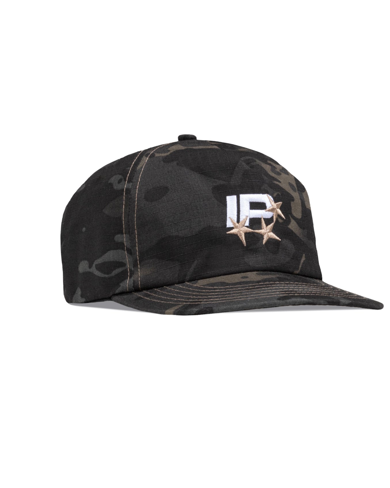ICHPIG Capital Snapback Hat - Black Camo