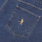 Passport Stone Workers Club Denim Jorts - Washed Dark Indigo