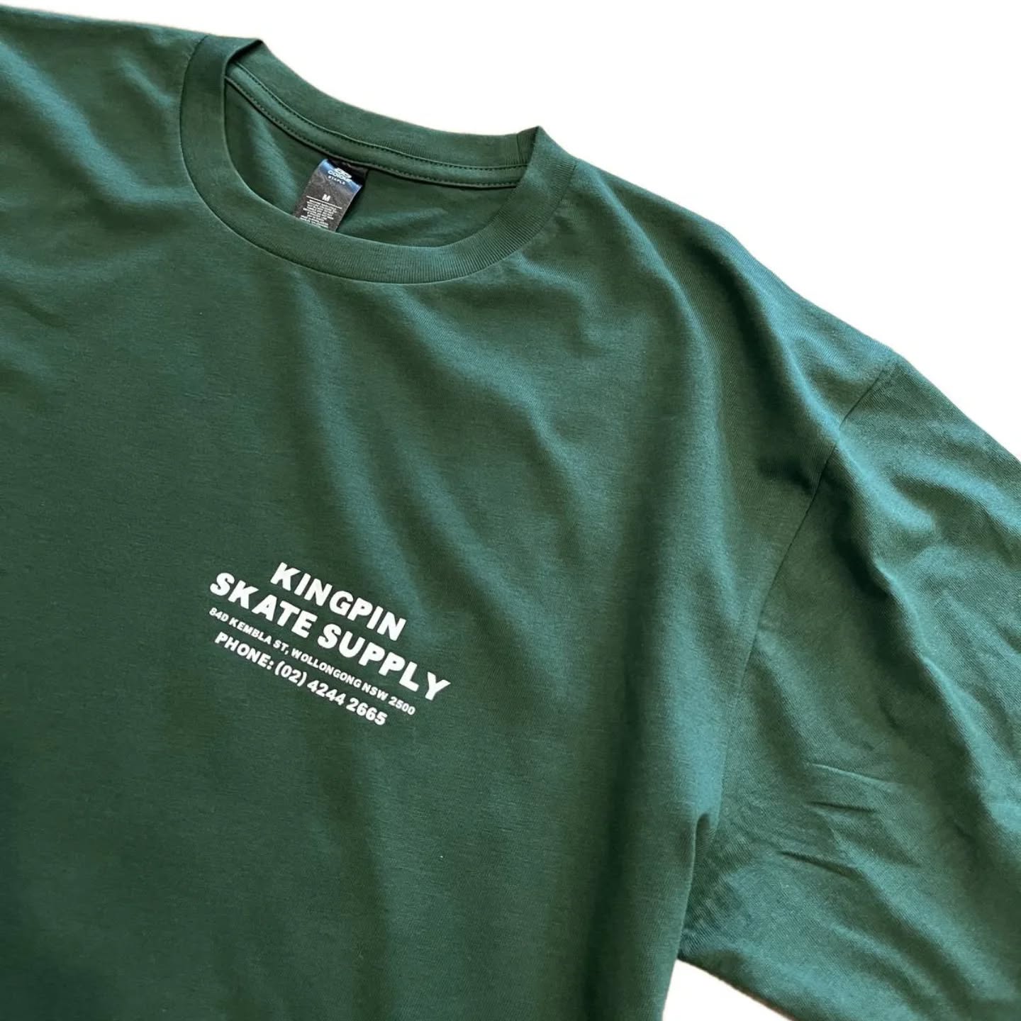 Kingpin Skate Supply Tee Have You Seen Her Forest Green Cat Skateboard T-Shirt