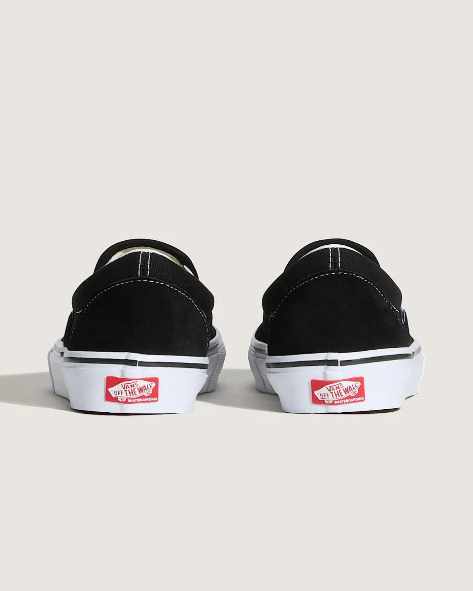 Vans Skate Slip-On Black White Skate Shoes