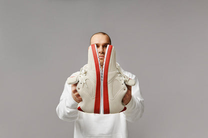 Es Shoes Accel Slim Wade Desarmo White White Red Usa Size Skateboard Sneakers