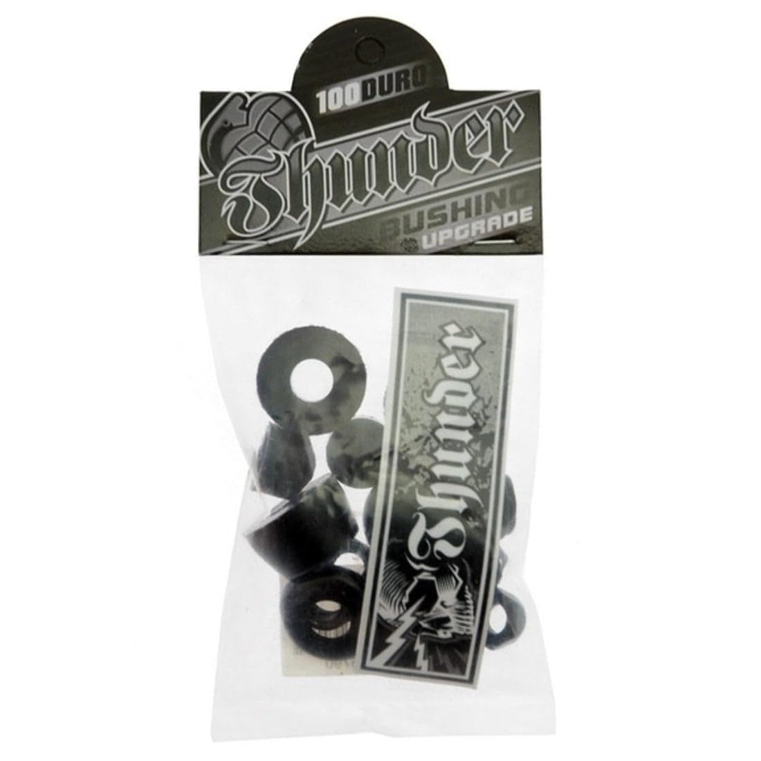 Thunder Bushings Rebuild Kit Hard 100A BLACK Cushions Skateboard Trucks Rubbers